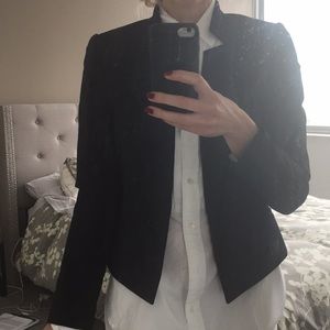 Antonio Melani black tuxedo blazer size O